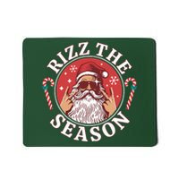 Punk Rock Rizz The Season Funny Santa Clause Mousepad