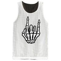 Punk Rock Skeleton Cool Rocker Halloween Mesh Reversible Basketball Jersey Tank