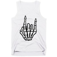 Punk Rock Skeleton Cool Rocker Halloween Tank Top