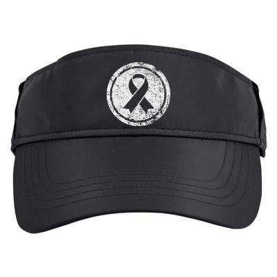 Purple Ribbon Support Survivors Domestic Violence Awareness Adult Drive Performance Visor