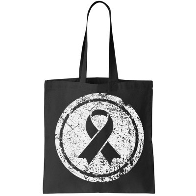Purple Ribbon Support Survivors Domestic Violence Awareness Bag