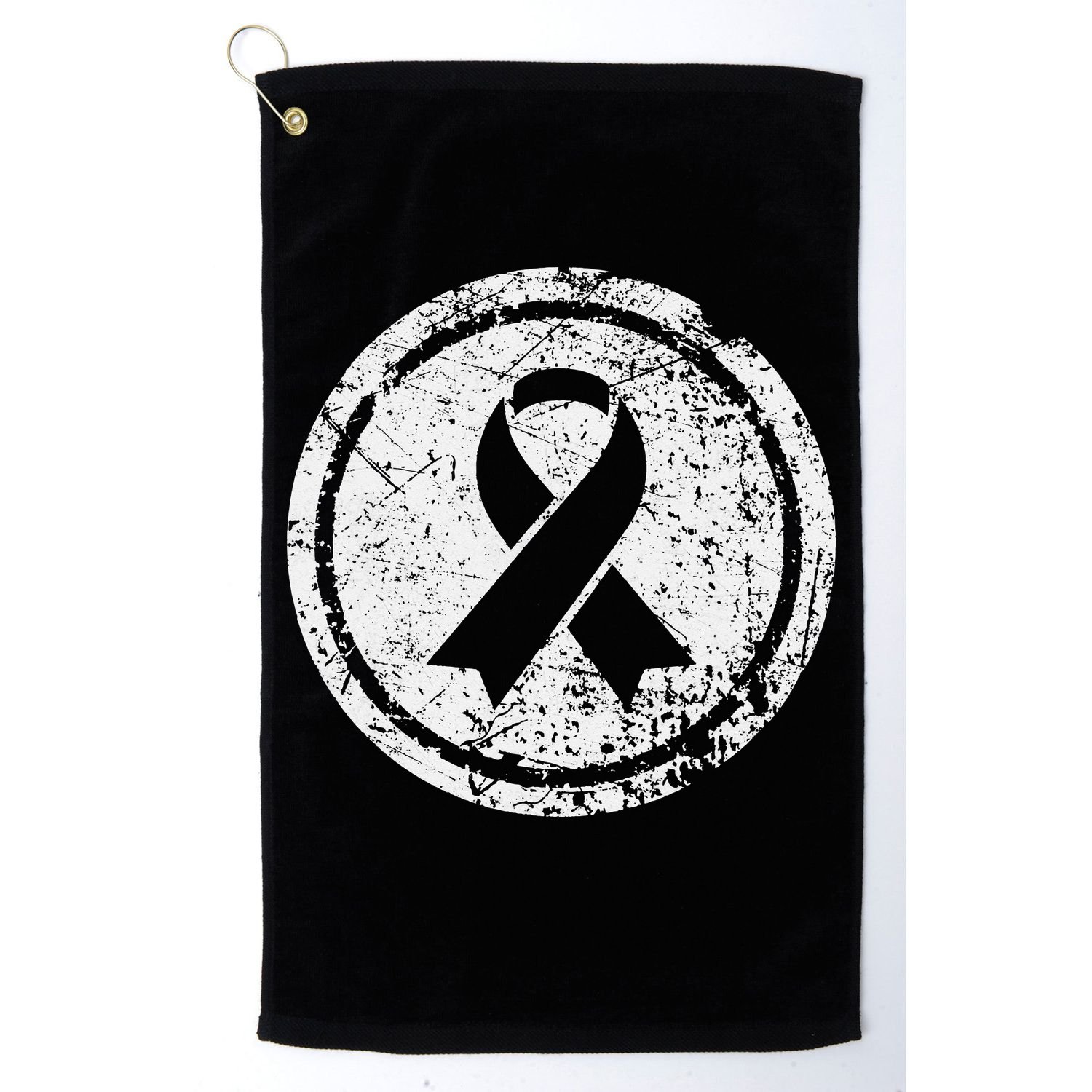 Purple Ribbon Support Survivors Domestic Violence Awareness Golf Towel