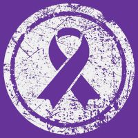 Purple Ribbon Support Survivors Domestic Violence Awareness Toddler Hoodie