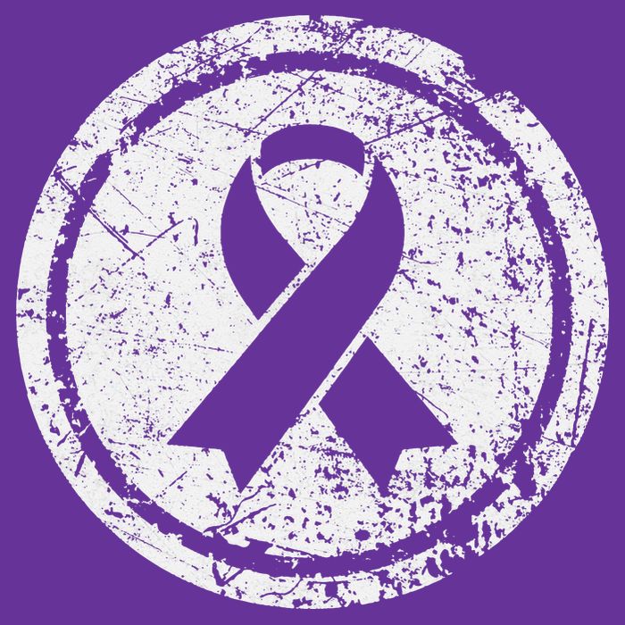 Purple Ribbon Support Survivors Domestic Violence Awareness Toddler Hoodie