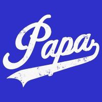 Papa Retro Style Father’s Day Gift For Funny Papa Grandpa Button