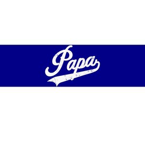 Papa Retro Style Father’s Day Gift For Funny Papa Grandpa Bumper Sticker