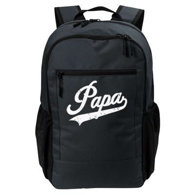 Papa Retro Style Father’s Day Gift For Funny Papa Grandpa Daily Commute Backpack