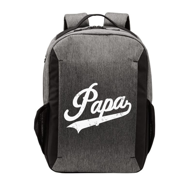 Papa Retro Style Father’s Day Gift For Funny Papa Grandpa Vector Backpack