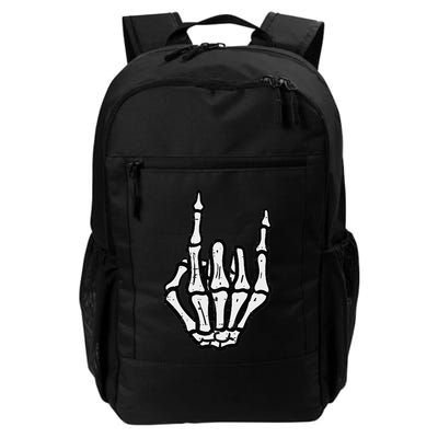 Punk Rock Skeleton Cool Rocker Halloween Backpack