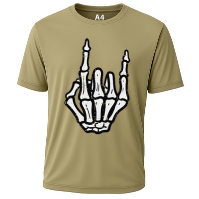 Punk Rock Skeleton Cool Rocker Halloween Performance Shirt