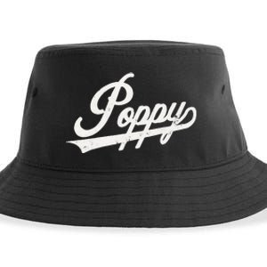 Poppy Retro Style Father’s day gift for Papa Grandpa Sustainable Bucket Hat