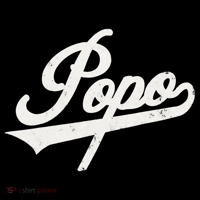 Popo Retro Style Father’s day gift for Papa Grandpa T-Shirt