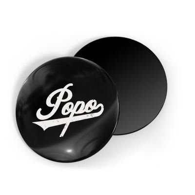 Popo Retro Style Father’s day gift for Papa Grandpa Magnet