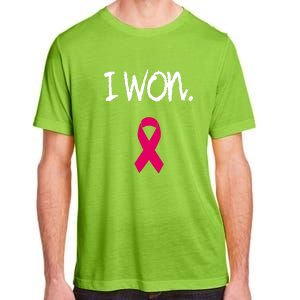 Pink Ribbon Survivor Breast Cancer Awareness Gift Adult ChromaSoft Performance T-Shirt