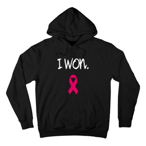 Pink Ribbon Survivor Breast Cancer Awareness Gift Hoodie