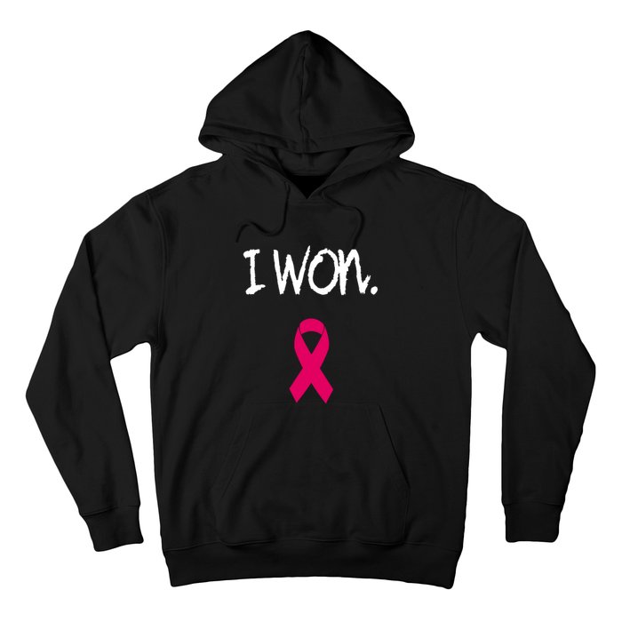 Pink Ribbon Survivor Breast Cancer Awareness Gift Hoodie