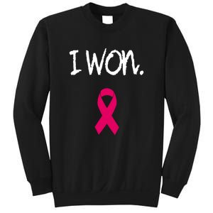 Pink Ribbon Survivor Breast Cancer Awareness Gift Sweatshirt