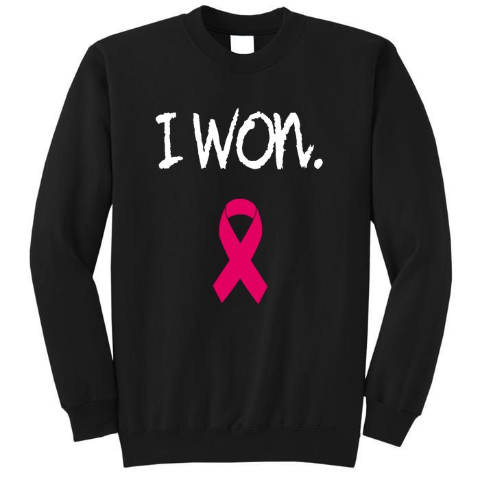 Pink Ribbon Survivor Breast Cancer Awareness Gift Sweatshirt