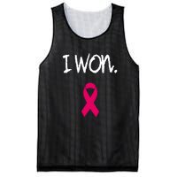 Pink Ribbon Survivor Breast Cancer Awareness Gift Mesh Reversible Basketball Jersey Tank