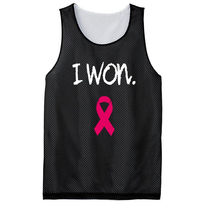 Pink Ribbon Survivor Breast Cancer Awareness Gift Mesh Reversible Basketball Jersey Tank