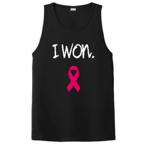 Pink Ribbon Survivor Breast Cancer Awareness Gift PosiCharge Competitor Tank