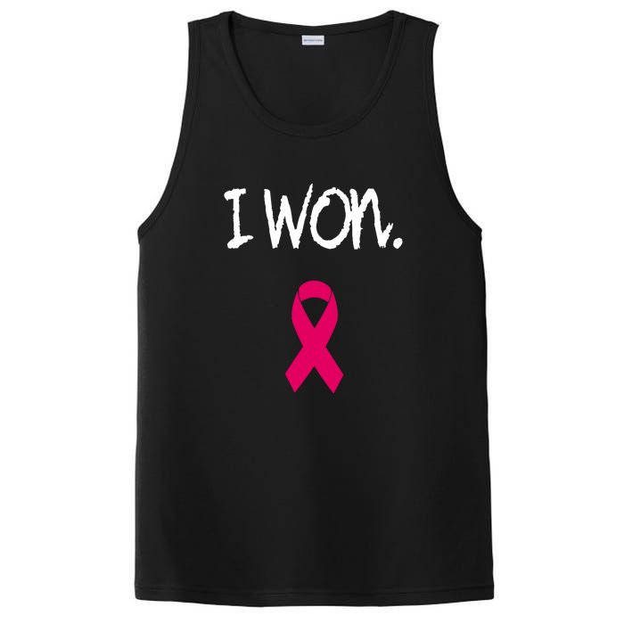 Pink Ribbon Survivor Breast Cancer Awareness Gift PosiCharge Competitor Tank