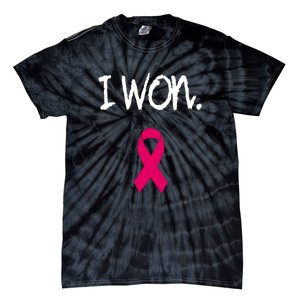 Pink Ribbon Survivor Breast Cancer Awareness Gift Tie-Dye T-Shirt