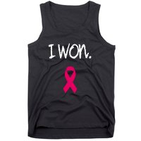 Pink Ribbon Survivor Breast Cancer Awareness Gift Tank Top