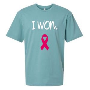 Pink Ribbon Survivor Breast Cancer Awareness Gift Sueded Cloud Jersey T-Shirt