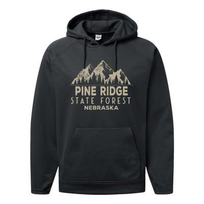 Pine Ridge State Forest Performance Fleece Hoodie