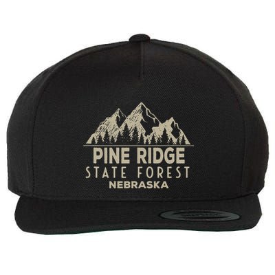 Pine Ridge State Forest Wool Snapback Cap
