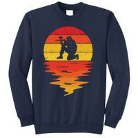 Paintball Retro Sunset 70s Vintage Paintball Sweatshirt