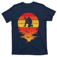 Paintball Retro Sunset 70s Vintage Paintball T-Shirt