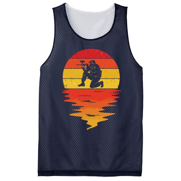 Paintball Retro Sunset 70s Vintage Paintball Mesh Reversible Basketball Jersey Tank