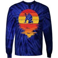 Paintball Retro Sunset 70s Vintage Paintball Tie-Dye Long Sleeve Shirt