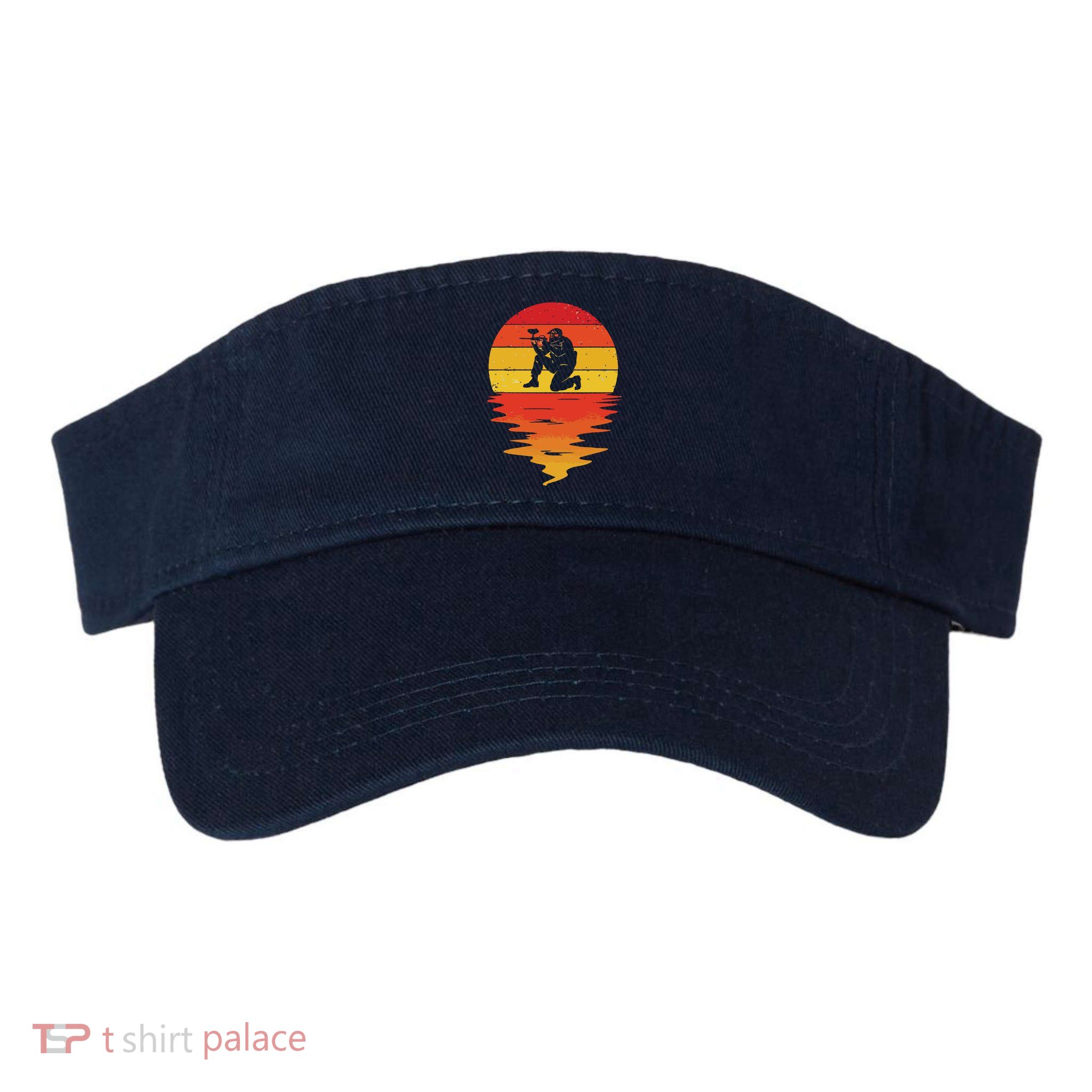 Paintball Retro Sunset 70s Vintage Paintball Visor