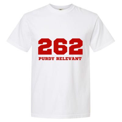 Purdy Relevant San Francisco Football Playoffs Garment-Dyed Heavyweight T-Shirt