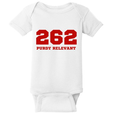 Purdy Relevant San Francisco Football Playoffs Baby Bodysuit