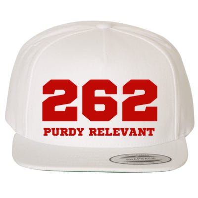 Purdy Relevant San Francisco Football Playoffs Wool Snapback Cap