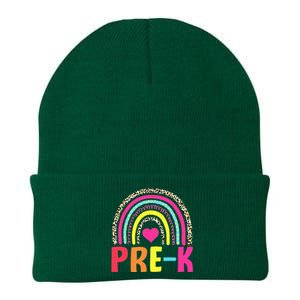 PreK Rainbow Squad Pre K Team Teacher Knit Cap Winter Beanie