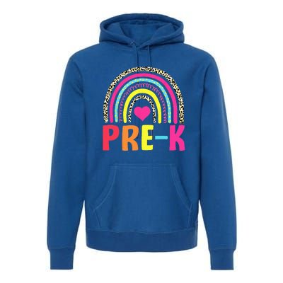 PreK Rainbow Squad Pre K Team Teacher Premium Hoodie