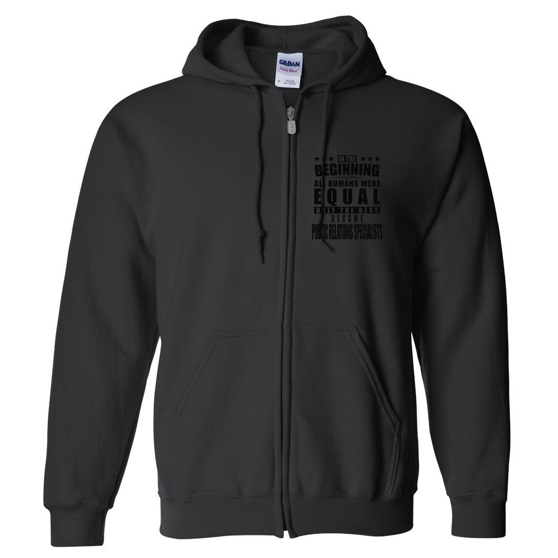Public Relations Specialist Funny Personalized Gift Full Zip Hoodie