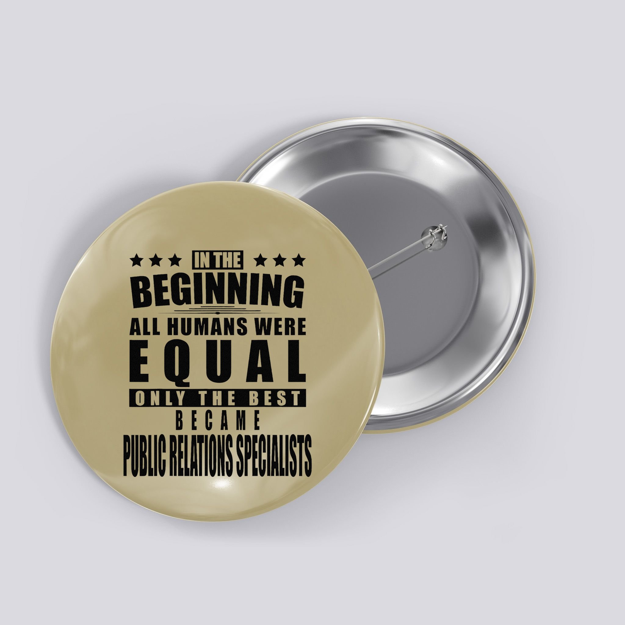 Public Relations Specialist Funny Personalized Gift Button
