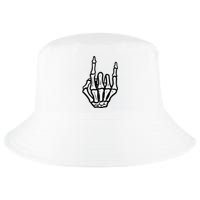 Punk Rock Skeleton Cool Rocker Halloween Cool Comfort Performance Bucket Hat