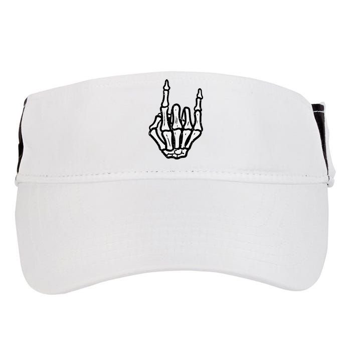 Punk Rock Skeleton Cool Rocker Halloween Adult Drive Performance Visor