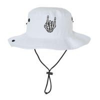 Punk Rock Skeleton Cool Rocker Halloween Legacy Cool Fit Booney Bucket Hat