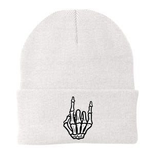 Punk Rock Skeleton Cool Rocker Halloween Knit Cap Winter Beanie