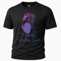 Probably Reading Smut Book Lover Bookworm Smutty Book Queen Cute Gift Cooling Performance Crew T-Shirt