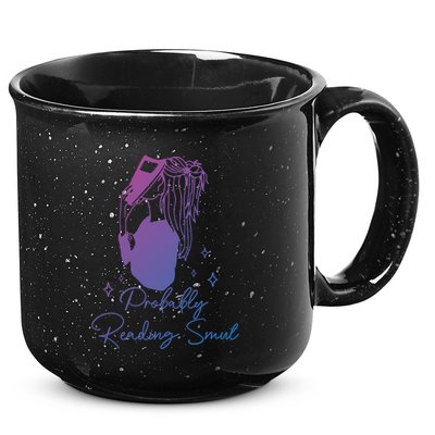 Probably Reading Smut Book Lover Bookworm Smutty Book Queen Cute Gift 15oz Campfire Ceramic Mug
