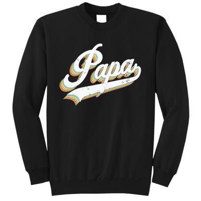 Papa Retro Style Father’s day gift for Funny Papa Grandpa Sweatshirt